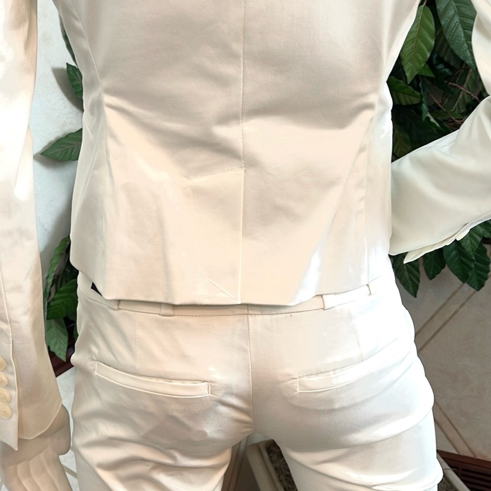 THE LIMITED ECRU CLASSIC PANT SUIT - Picture 6 of 13